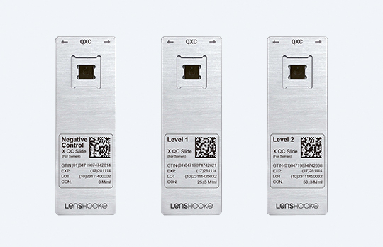 LensHooke X QC Slide 精液檢測品管光學微粒